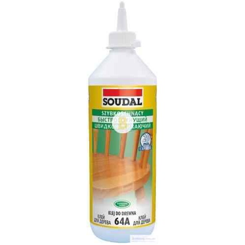 Клей для дерева SOUDAL 64A D2 250г в магазине Buildmag Клей для дерева SOUDAL 64A D2 250г