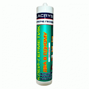 Клей-герметик LACRYSIL LACRYSIL 280 мл прозрачный