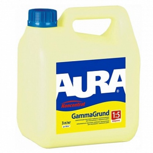 Грунтовка глубокого проникновения Aura Koncenntrat GammaGrund 3 л