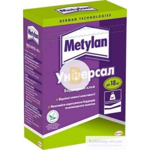 Клей для бумажных и легких виниловых обоев Metylan Универсал 100 г