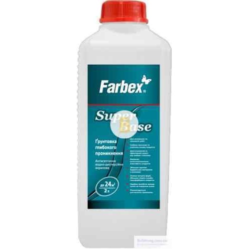 Грунтовка глубокого проникновения Farbex SuperBase 2 л
