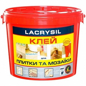 Клей для плитки и мозаики Lacrysil Круче сухих смесей 15 кг