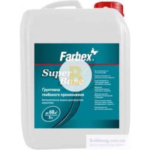 Грунтовка глубокого проникновения Farbex SuperBase 5 л