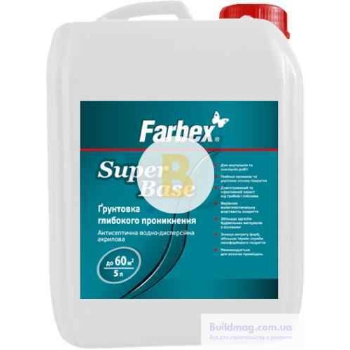 Грунтовка глубокого проникновения Farbex SuperBase 5 л