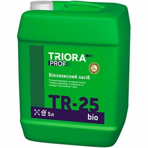 Антигрибковая грунтовка Triora TR-25 bio 5 л в магазине Buildmag Антигрибковая грунтовка Triora TR-25 bio 5 л
