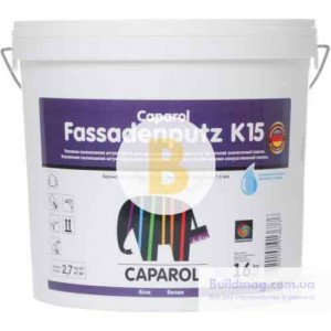 Декоративная штукатурка барашек Caparol Fassadenputz K15 1,5 мм 16 кг