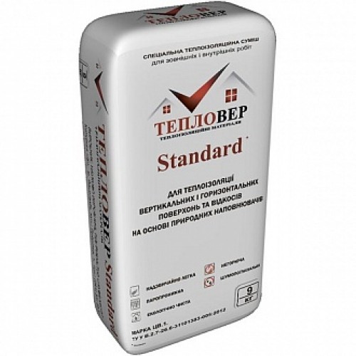 Штукатурка ТЕПЛОВЕР Standart 9 кг