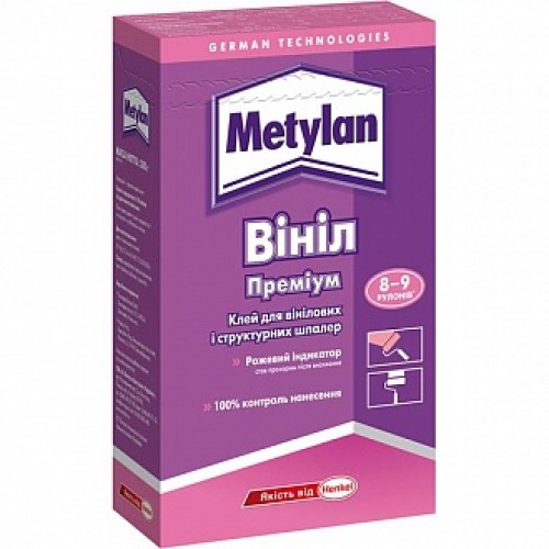 Клей для обоев Metylan Винил Премиум 300 г в магазине Buildmag Клей для обоев Metylan Винил Премиум 300 г
