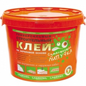 Клей монтажный универсальный Lacrysil Сумасшедшая липучка 3 кг