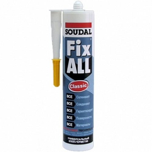 Клей-герметик SOUDAL FIX ALL Classic 290 мл коричневый