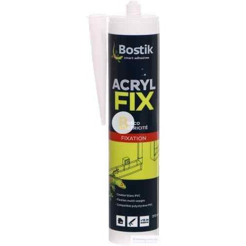 Клей-мастика Bostik акриловый Acryl Fix 310 мл в магазине Buildmag Клей-мастика Bostik акриловый Acryl Fix 310 мл