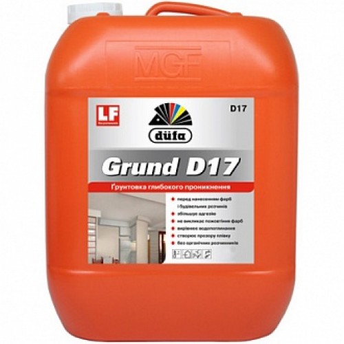 Грунтовка глубокого проникновения Dufa Grund D17 1 л в магазине Buildmag Грунтовка глубокого проникновения Dufa Grund D17 1 л