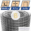 Сетка сварная оцинкованная 25x25x0,7 мм h=1 м