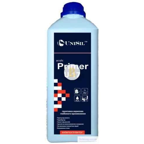 Грунтовка глубокого проникновения UniSil acrylic primer U-17 2 л в магазине Buildmag Грунтовка глубокого проникновения UniSil acrylic primer U-17 2 л