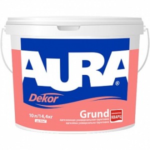 Грунтовка адгезионная Aura Aura Dekor Grund 14,4 кг 10 л
