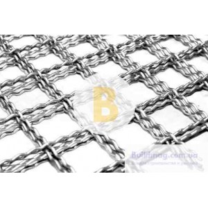 Сетка канилированная 60x60x3,5 мм оцинкованная (2x1 м)