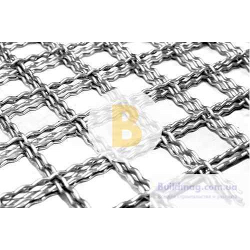 Сетка канилированная 60x60x3,5 мм оцинкованная (2x1 м) в магазине Buildmag Сетка канилированная 60x60x3,5 мм оцинкованная (2x1 м)