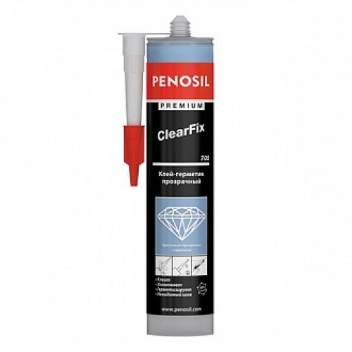 Монтажный клей PENOSIL Premium Clear Fix прозрачный 290 мл в магазине Buildmag Монтажный клей PENOSIL Premium Clear Fix прозрачный 290 мл