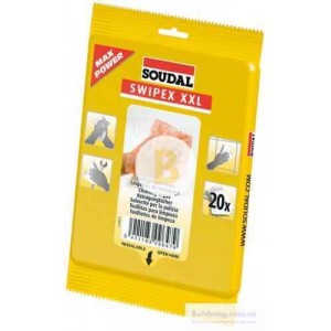 Салфетки чистящие SOUDAL SWIPEX XXL 20 шт.
