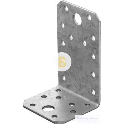 Перфорированный крепежный уголок 90x50x55мм 2,5мм в магазине Buildmag Перфорированный крепежный уголок 90x50x55мм 2,5мм