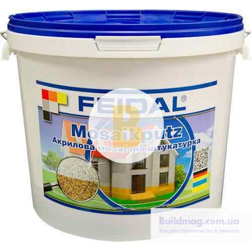 Декоративная штукатурка мозаичная Feidal Mosaikputz mini А14 0,63-2 мм 25 кг в магазине Buildmag Декоративная штукатурка мозаичная Feidal Mosaikputz mini А14 0,63-2 мм 25 кг