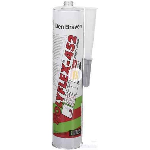 Клей-герметик Den Braven Zwaluw Polyflex 452 300 мл серый