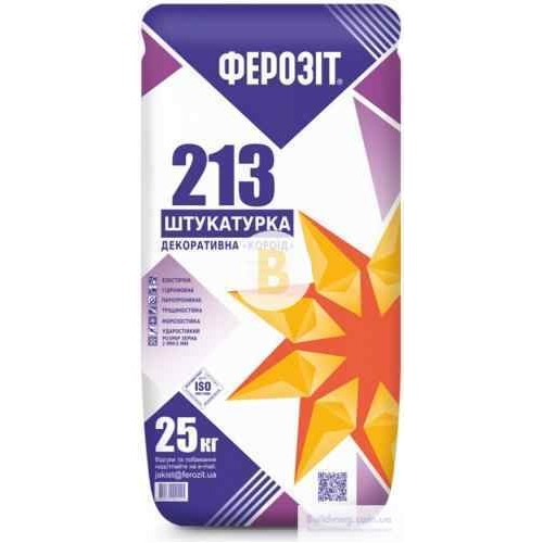 Декоративная штукатурка короед Ферозит 213 3 мм 25 кг