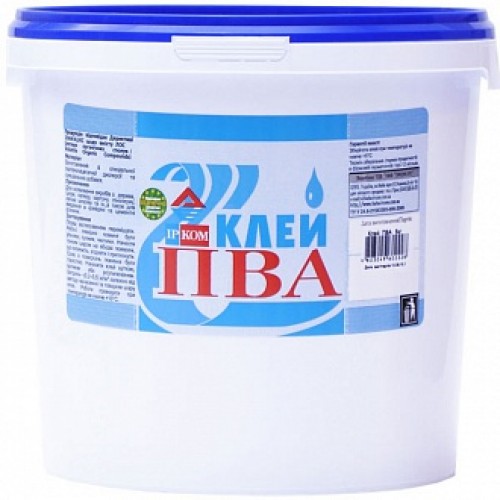 Клей ПВА ИРКОМ Северодонецкий 5кг в магазине Buildmag Клей ПВА ИРКОМ Северодонецкий 5кг
