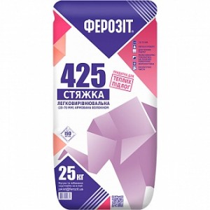 Стяжка для пола Ферозит 425 25 кг