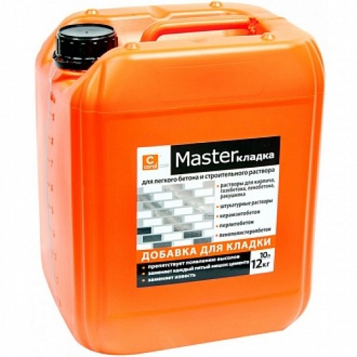 Добавка для кладки Coral MasterКладка 10 л в магазине Buildmag Добавка для кладки Coral MasterКладка 10 л