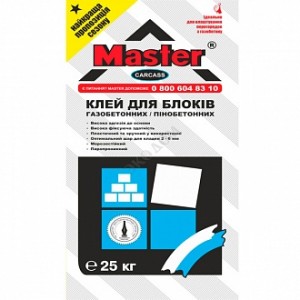 Клей для блоков Master ® Carcass 25 кг