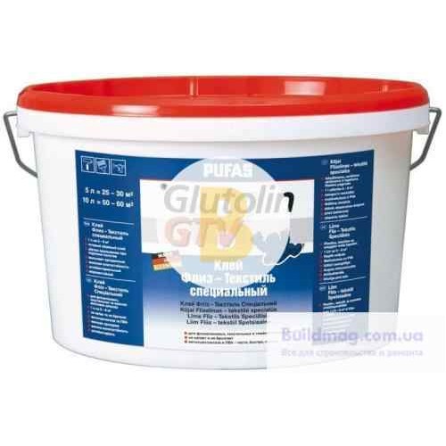 Клей для обоев PUFAS Glutolin GTV 10 л в магазине Buildmag Клей для обоев PUFAS Glutolin GTV 10 л