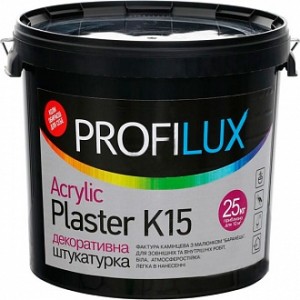 Декоративная штукатурка барашек PROFILUX Acrylic Plaster K 15 1,5 мм 25 кг
