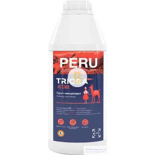Грунтовка адгезионная Triora Peru концентрат 1:5 1 л в магазине Buildmag Грунтовка адгезионная Triora Peru концентрат 1:5 1 л