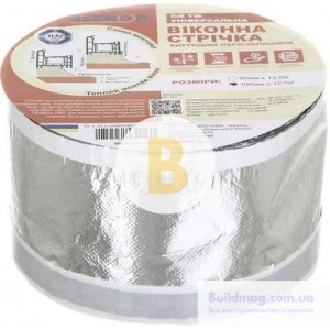 Лента внутренняя пароизоляционная оконная Аленор 10x1250cм