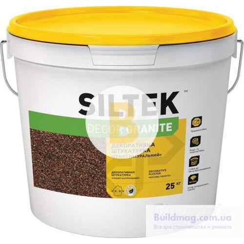 Декоративная штукатурка мозаичная Siltek DECOR GRANIT 1,2-1,6 мм 25 кг в магазине Buildmag Декоративная штукатурка мозаичная Siltek DECOR GRANIT 1,2-1,6 мм 25 кг