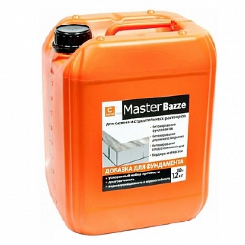 Добавка для фундамента Coral MasterBazze 10 л в магазине Buildmag Добавка для фундамента Coral MasterBazze 10 л
