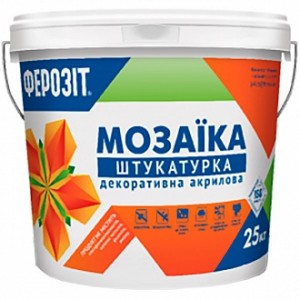 Декоративная штукатурка мозаичная Ферозит Мозаика С-036 1,6 мм 14 кг