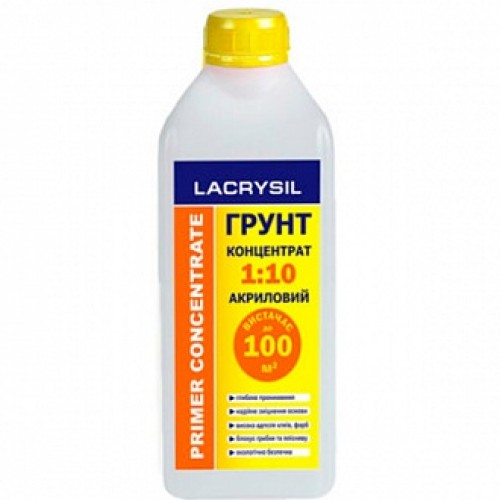 Грунтовка универсальная Lacrysil 1:10 1 л