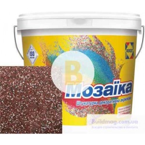 Декоративная штукатурка мозаичная Ферозит Мозаика N-240 1,6 мм 14 кг