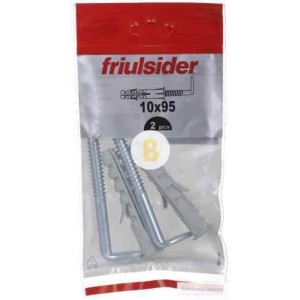 Дюбель с L-крюком 14/10x95 мм 1 шт 14/10x95 мм Friulsider