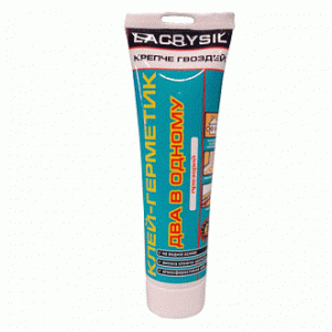 Клей-герметик LACRYSIL Крепче гвоздей 2 в 1 150 г