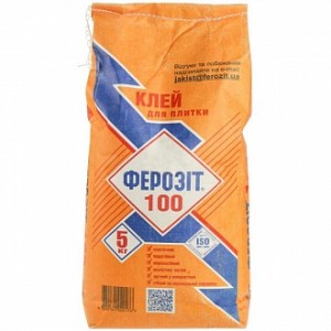 Клей для плитки Ферозит 100 5 кг