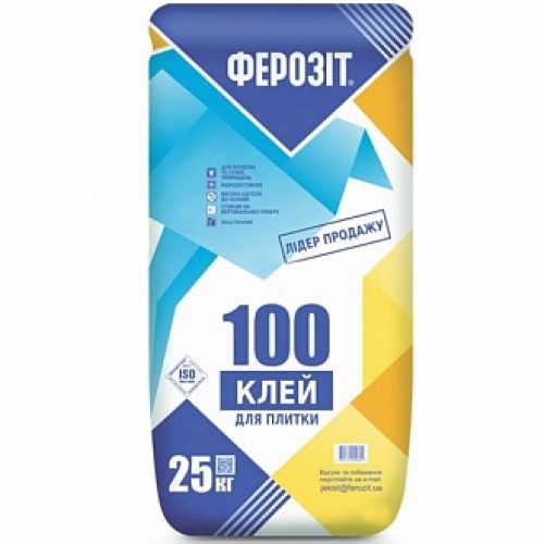 Клей для плитки Ферозит 100 25 кг