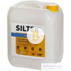 Грунтовка глубокого проникновения Siltek Profi Е-110 10 л