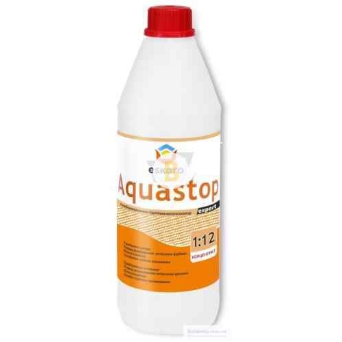 Грунтовка глубокого проникновения Eskaro Aquastop Expert концентрат 1:12 0.5 л