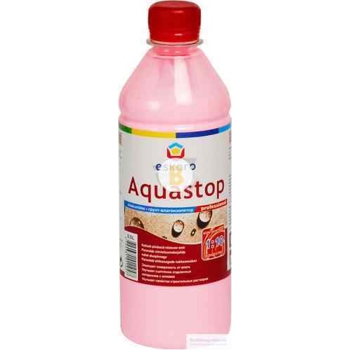 Грунтовка глубокого проникновения Eskaro Aquastop Professional концентрат 1:10 0.5 л