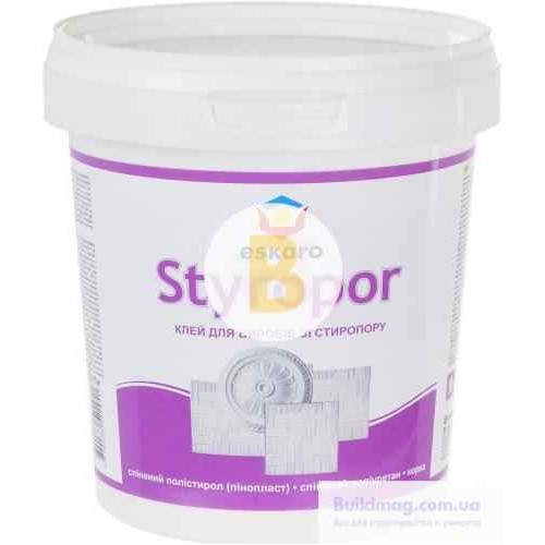 Клей для потолочных плит STYROPOR 1 кг в магазине Buildmag Клей для потолочных плит STYROPOR 1 кг