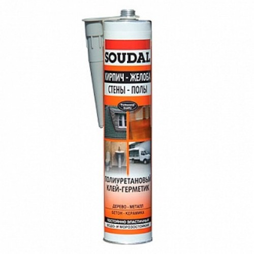 Клей-герметик SOUDAL PU Sealant 300 мл коричневый
