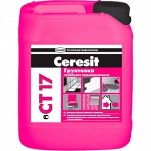 Грунтовка глубокого проникновения Ceresit CT 17 10 л